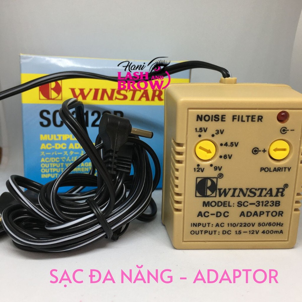 Sạc đa năng máy phun xăm - hani beauty