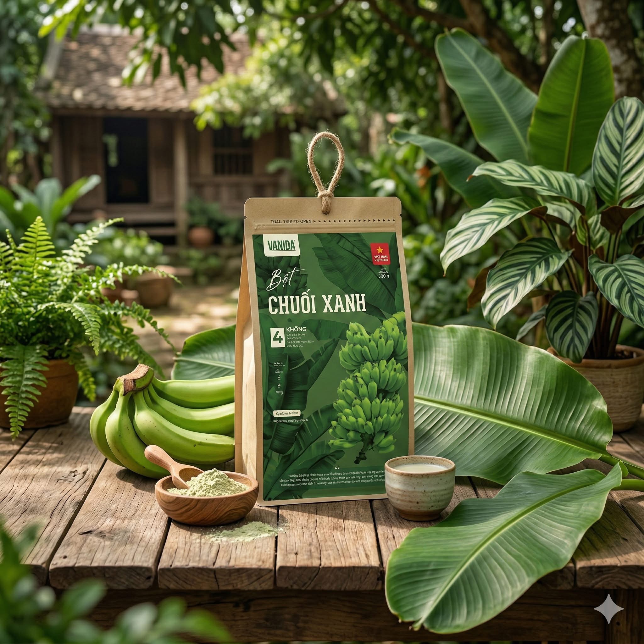 Bột Chuối Xanh Tân Lâm Food 500g – Nguyên Liệu Tự Nhiên Dễ Kết Hợp Mỗi Ngày