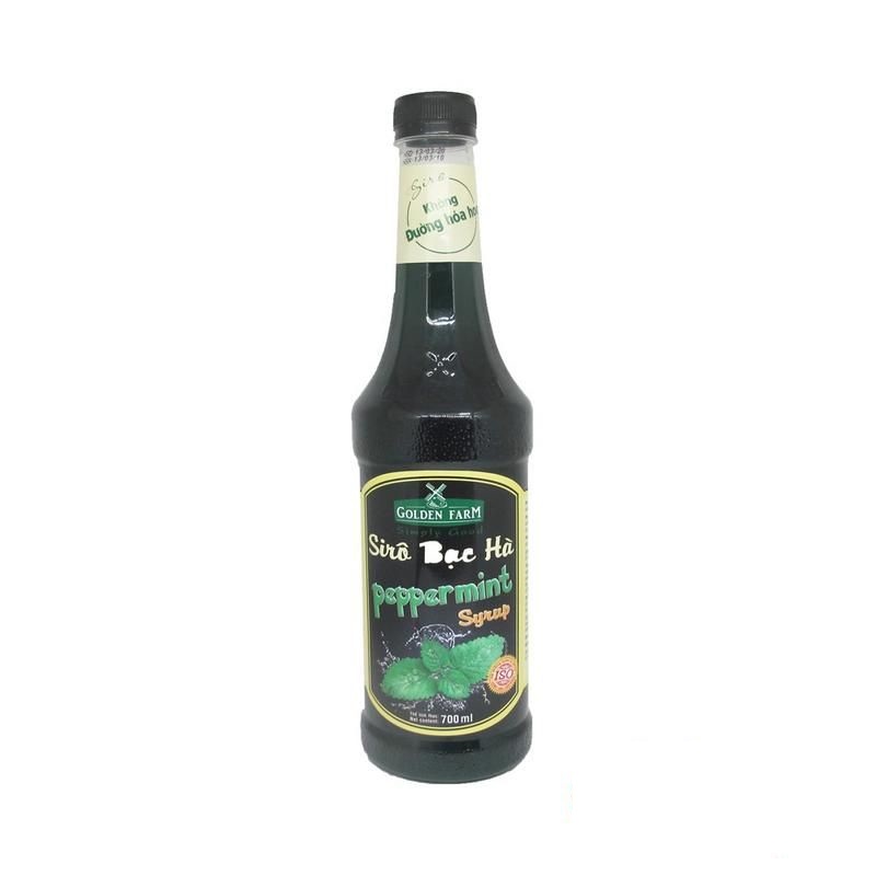 Siro bạc hà hiệu Golden Farm 700ml
