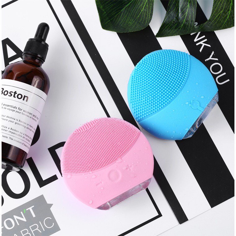[HCM]( SALE SẬP SÀN ) MÁY RỬA MẶT SILICON CẦM TAY GIÚP DA SẠCH SÂU SÁNG MỊN - MASSAGE TẨY TẾ BÀO CHẾT CÓ TẶNG KÈM CÁP SẠC - PHÙ HỢP VỚI MỌI LOẠI DA