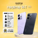 Điện thoại realme 14T 5G RAM 8GB|12GB ROM 256GB màu đen thiên thạch|tím tia chớp