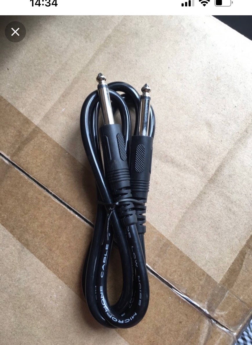 Combo 2 dây 6ly ra 6ly. Sử dụng cho micro có đầu jack 6.5mm chống nhiễu tốt!!!