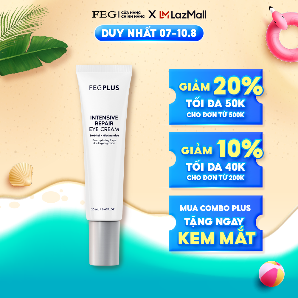 Kem dưỡng mắt FEG Plus EYE CREAM - Kem dưỡng sáng và cấp ẩm chuyên sâu cho quầng thâm mắt