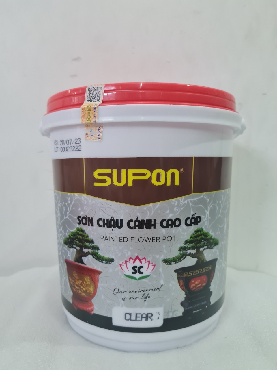 Sơn phủ bóng clear đậm đặc lon 4kg