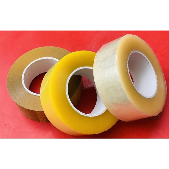 Combo 6 cuộn băng dính loại 0.5kg/cuộn lõi nhựa mỏng