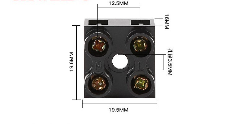 Domini, cầu nối điện 10a/500v x5-1002.