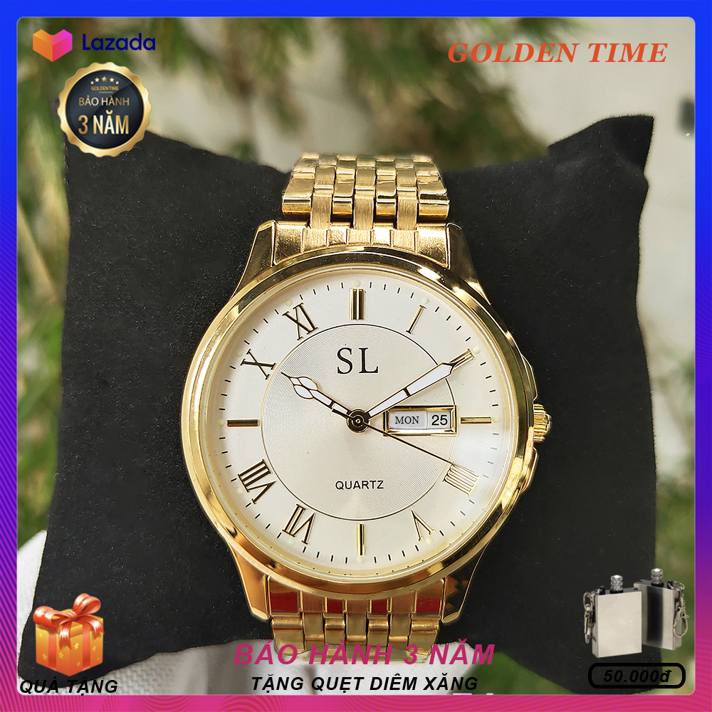 Đồng hồ Nam SL5272G, Dây Thép không gỉ 316L, Full hộp, Mặt Sapphire chống xước, chống nước, Thẻ bảo hành 3 năm