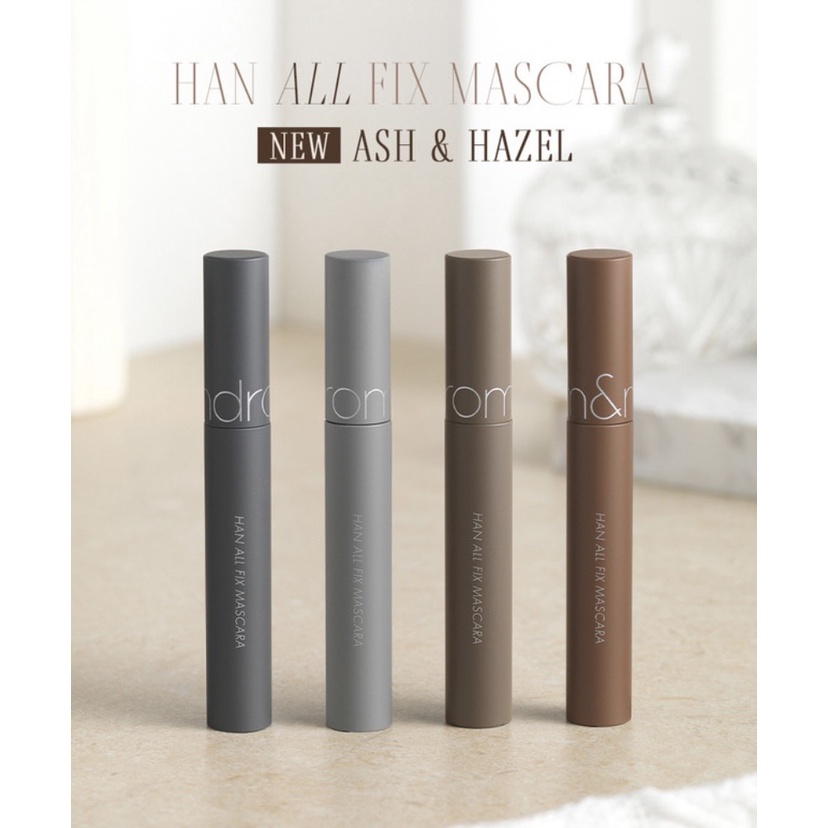 Mascara Romand Chuốt Mi Siêu Dài và Cong Mi Tự Nhiên Romand Han All Fix Mascara