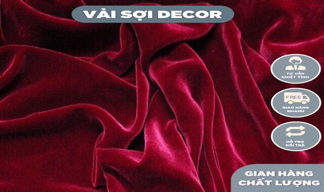 Vải nhung tuyết dày( khổ 160cm x 100cm)