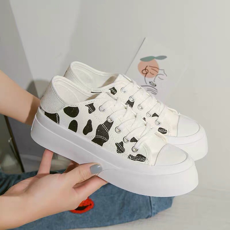 [Hoàn Tiền 15%]⚡️Giày thể thao nữ Mèo Cá & Bò Sữa  Cute  CỰC HOT