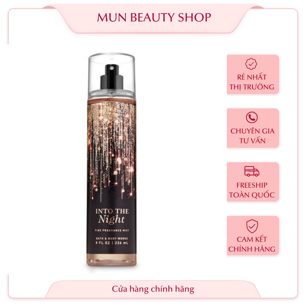 Xịt thơm body into the night siêu thơm quyến rũ