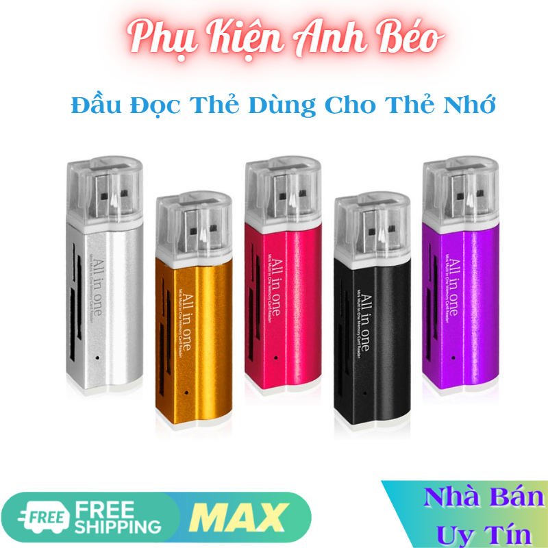 Đầu đọc thẻ nhớ đa năng wn151 micro sd, sd, mmc, mini sd, pro duo