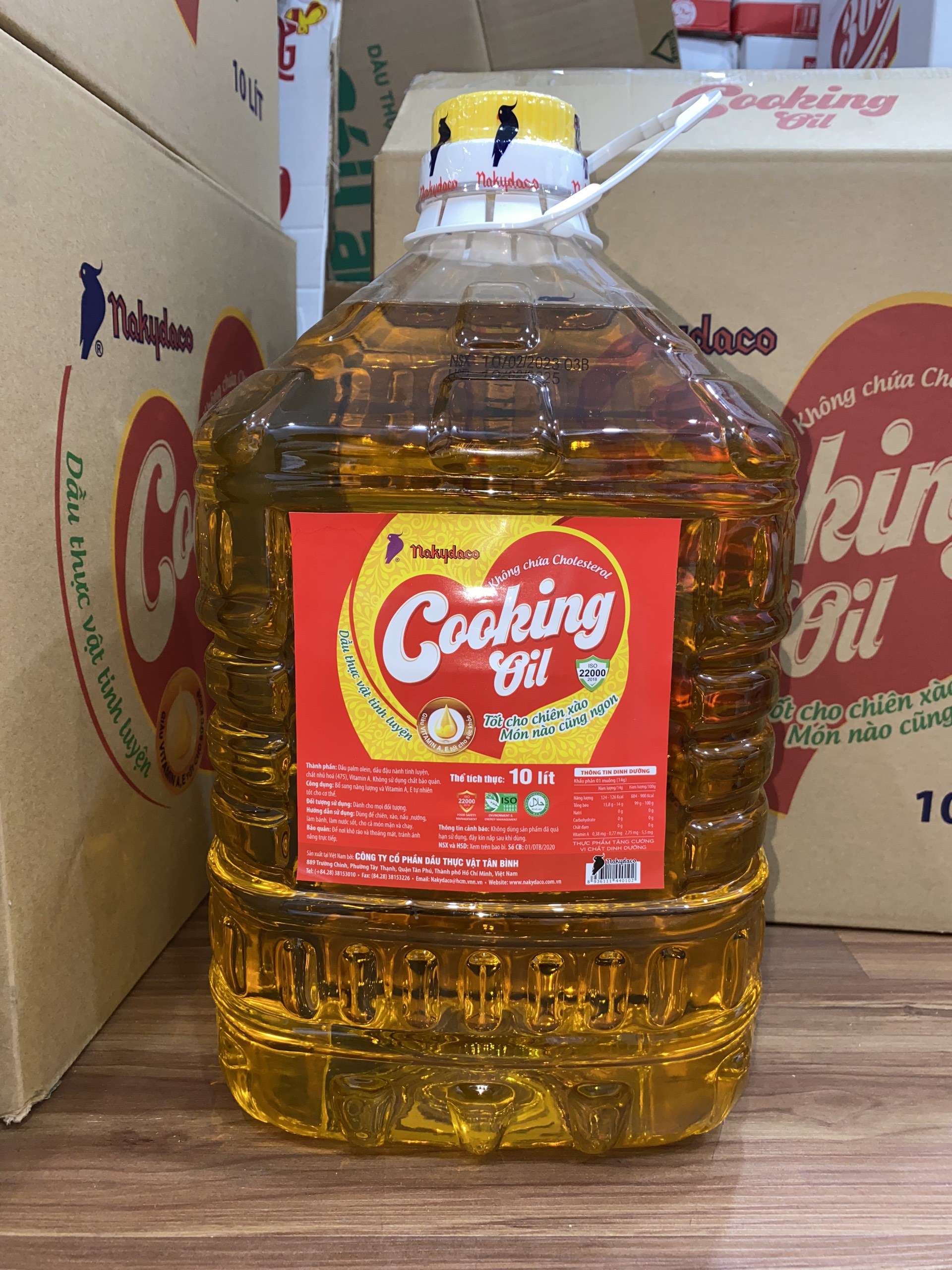 Dầu ăn con két Nakydako bình 10 lít