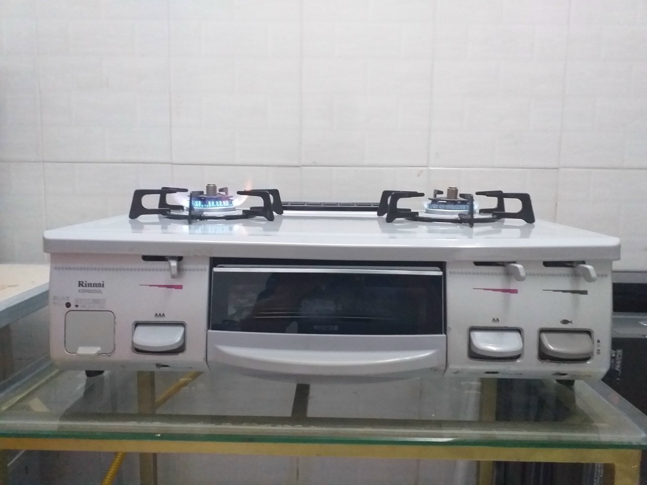 [HCM]BẾP GAS CHỐNG CHÁY NỒI SIÊU TIẾT KIỆM GAS RINNAI NỘI ĐỊA NHẬT BẢN