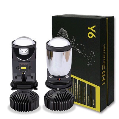 Đèn led bi cầu mini h4 60w siêu sáng chân h4 thông dụng - giá 1 chiếc