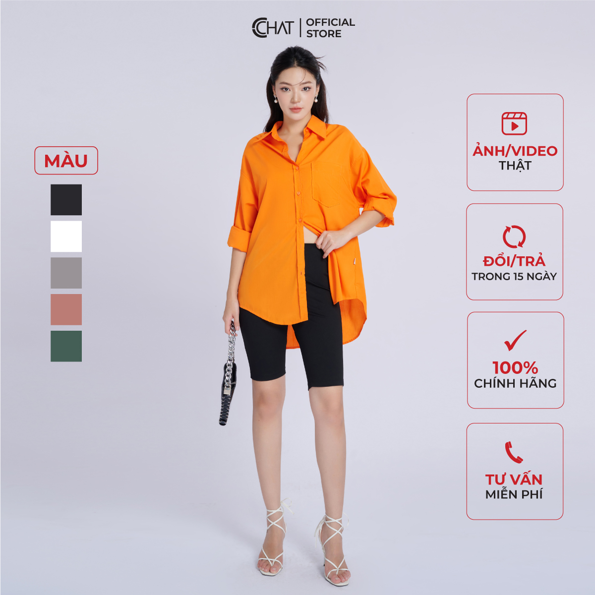 Quần legging nữ cchat cạp liền đùi lửng ngố chất thun cao cấp 12xnc2002ob