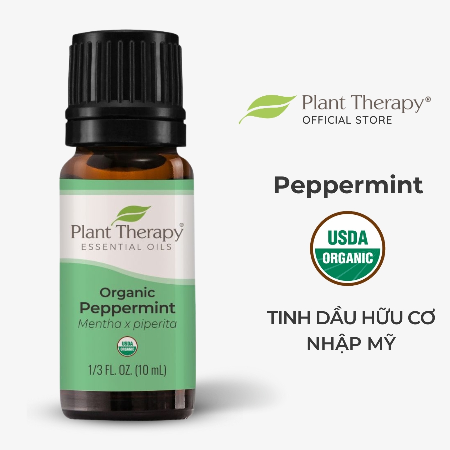 Tinh dầu hữu cơ Bạc Hà Plant Therapy - Organic essential oil