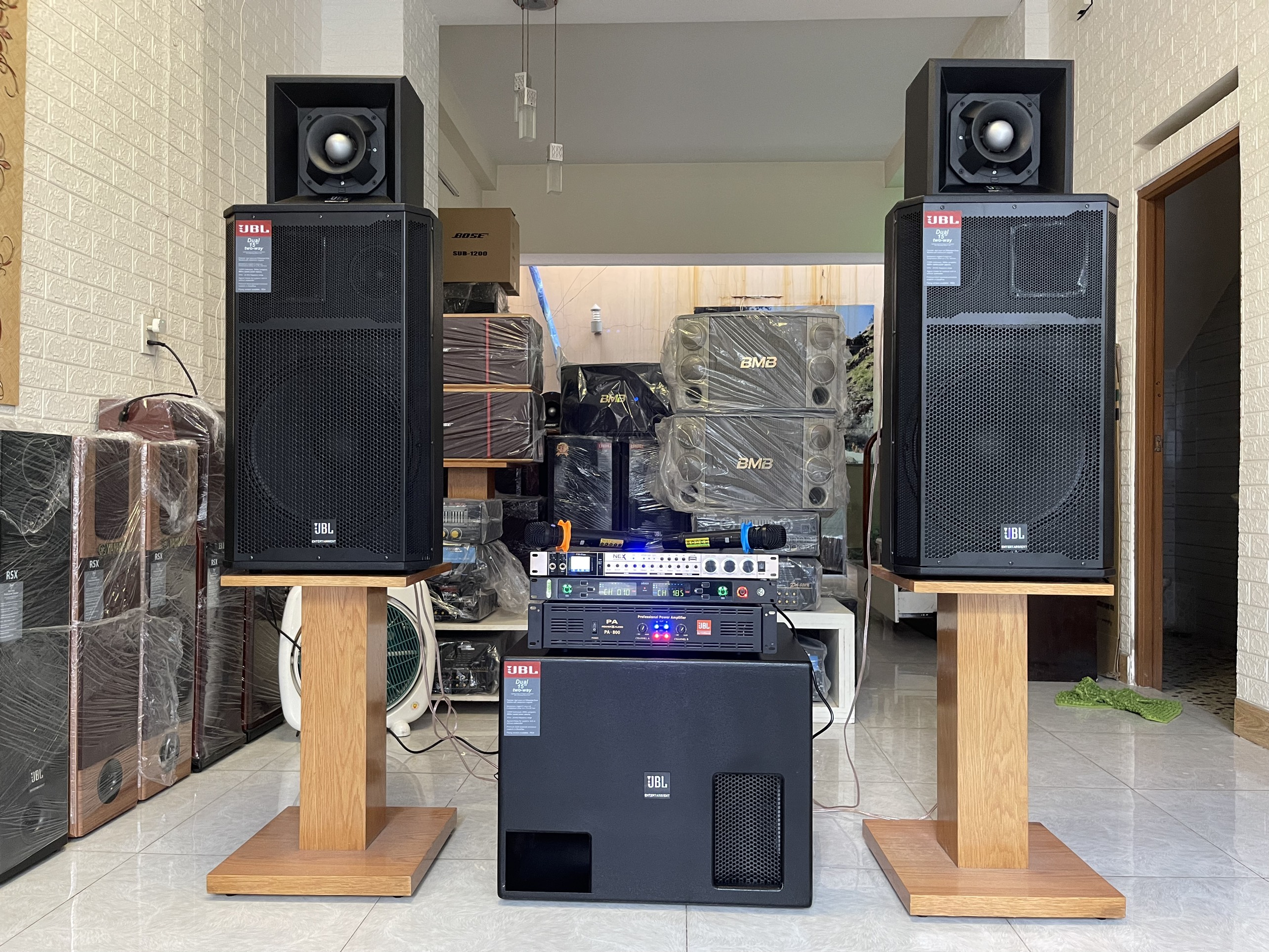 Dàn karaoke và nghe nhạc gia đình kms - 9100