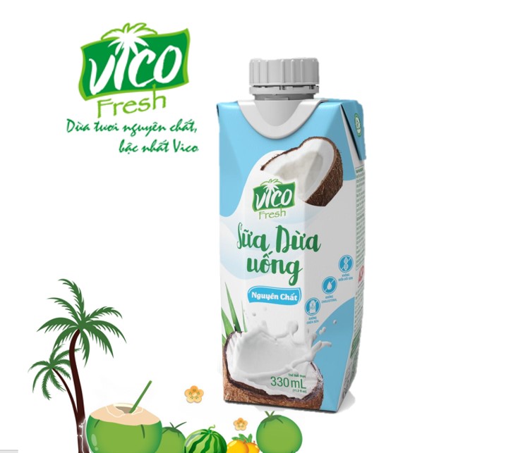 1 Hộp Sữa Dừa Uống Vico Fresh 330ml