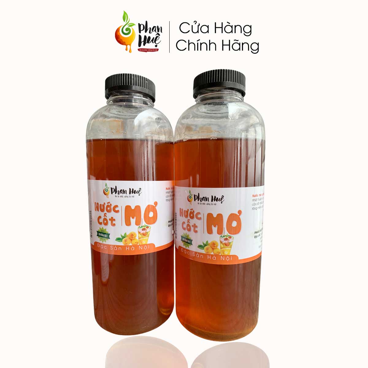 Nước Cốt Mơ Ngâm Đường Hà Nội - Phan Huệ Hũ 1Kg. Quả Mơ Tươi Miền Bắc Chọn Lọc. Nước cốt mơ vị chua ngọt ngon khó cưỡng. Đặc sản Hà Nội