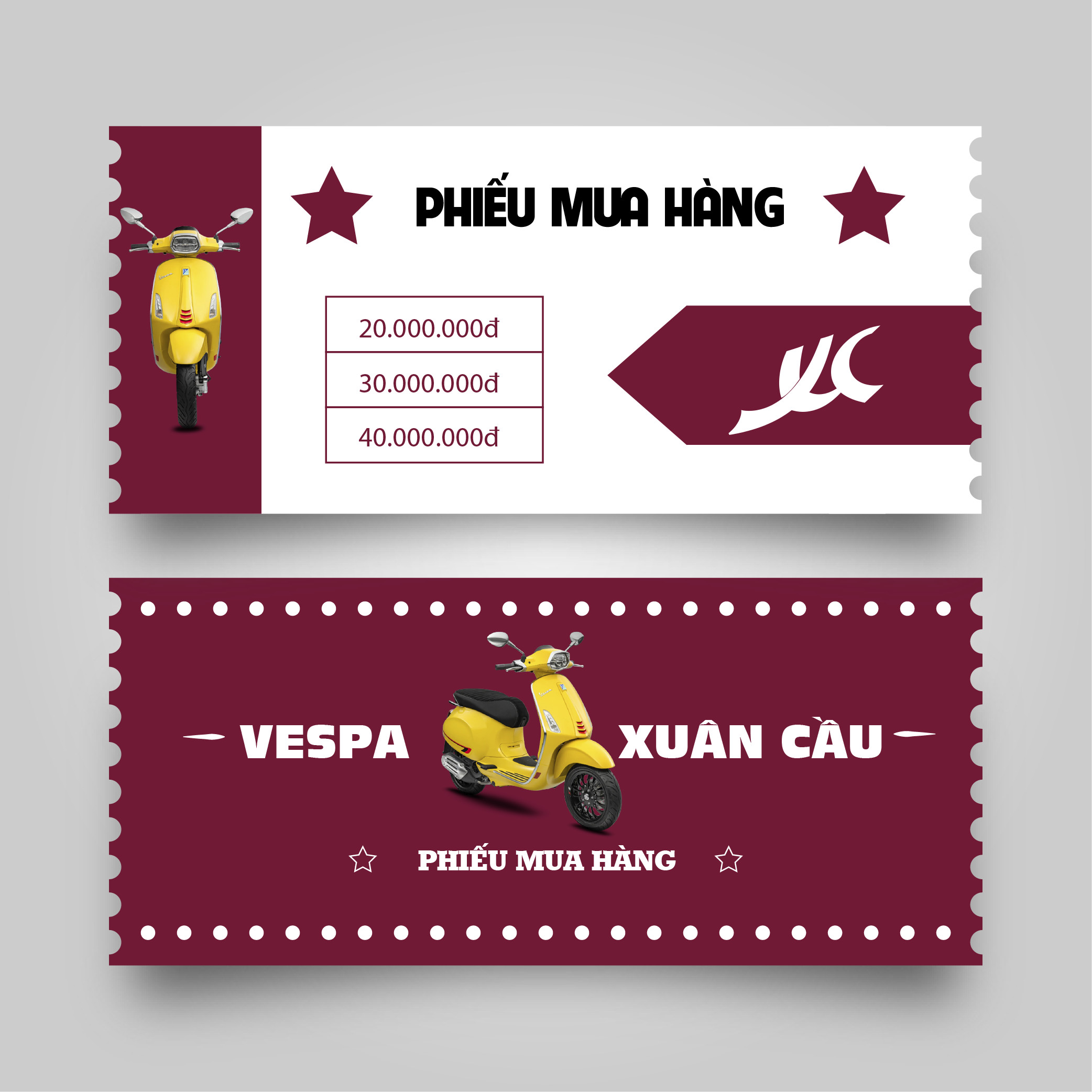 Phiếu Mua Hàng Vespa Xuân Cầu