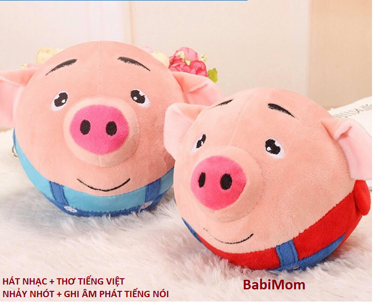 Đồ Chơi {Heo thông minh HÁT NHẠCnhảy nhót vui nhộn, nhảy nhót, ghi âm phát tiếng nói