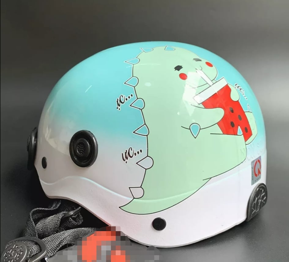 [HCM]Sales khủng- nón bảo hiểm sơn mix 2 màu như đá cẩm thạch có lỗ thông hơi siêu kute giá cả phải chăng