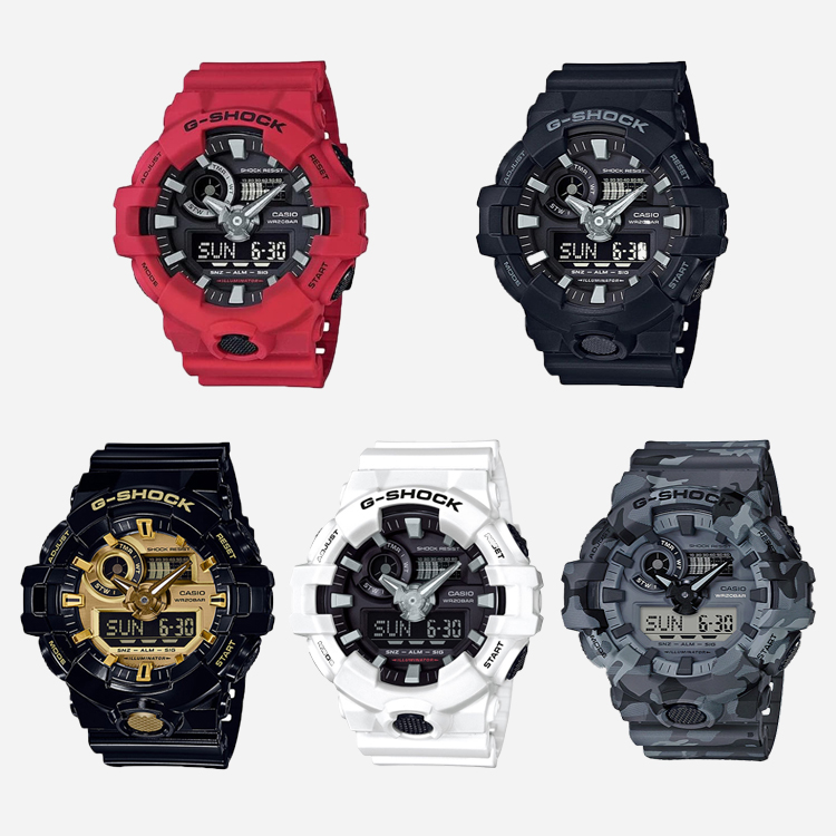 Đồng hồ thể thao G-shock GA700 (chống nước 20BAR) 5 màu đa  dạng sự lựa chọn