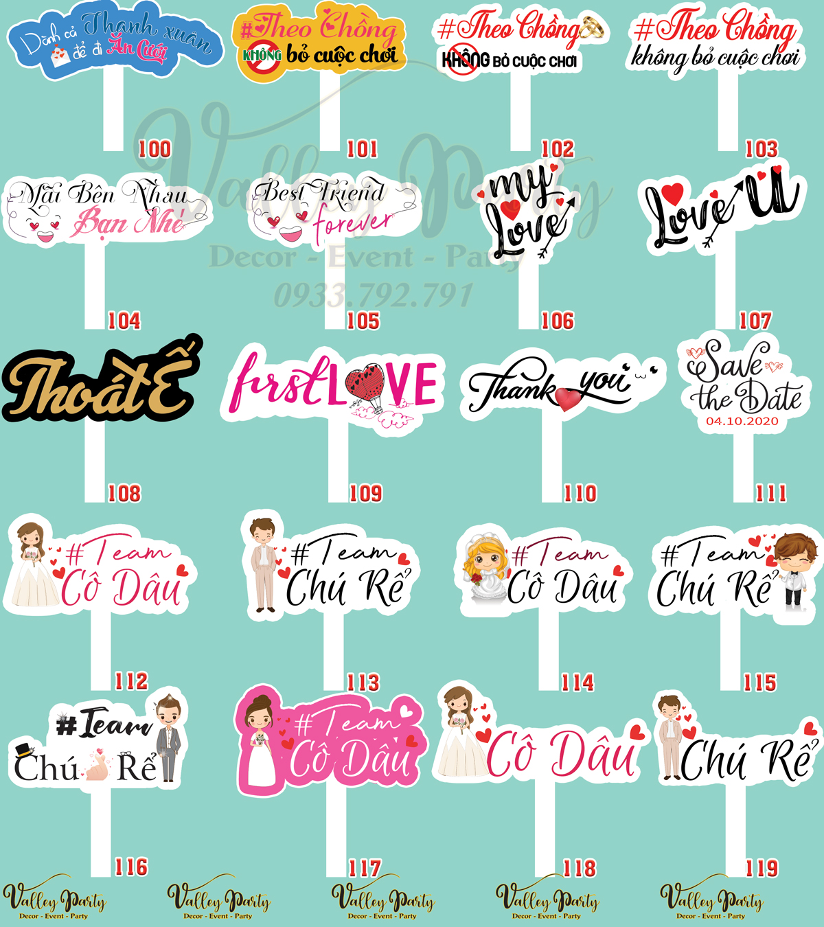 Hashtag Cầm Tay Đám Cưới Hashtag Sinh Nhật Hashtag Cầm Tay Chụp Ảnh [ Nhận Thiết Kế Theo yêu Cầu ]