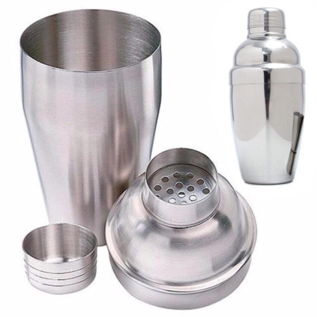 Bình Lắc Inox - Bình Shaker Inox lắc Rượu Pha Chế Cocktail bằng Inox Cao Cấp - Bình lắc Shaker pha chế cocktail hàng xịn