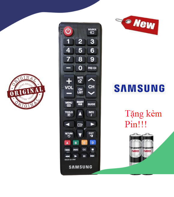Điều khiển tivi Samsung BN59-01199F- Hàng tốt chính hãng Made in Malaysia Tặng kèm Pin