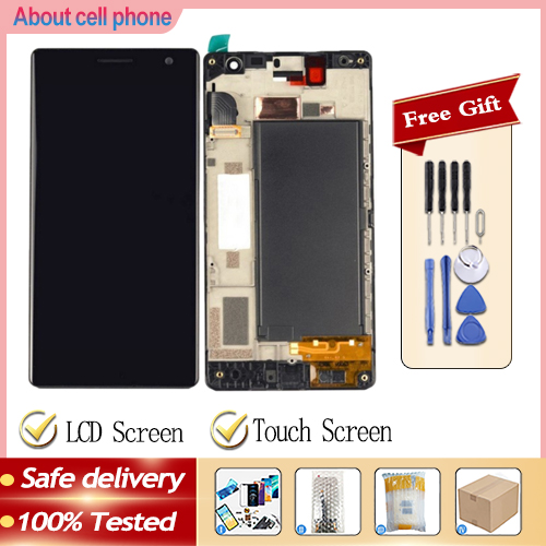 Màn hình lcd và bộ số hóa lắp ráp đầy đủ kèm khung cho nokia lumia 730