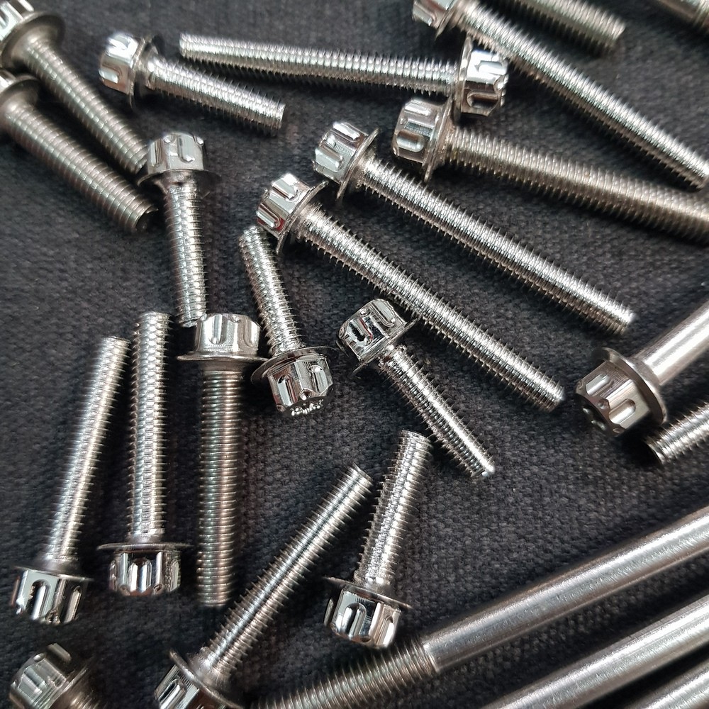 [HCM]ỐC INOX SALAYA SÁNG BÓNG KÍCH THƯỚC 6LY CHIỀU DÀI ĐẦY ĐỦ CÁC SIZE BẮT DÀN ÁO XE HONDA YAMAHA LỐC MÁY