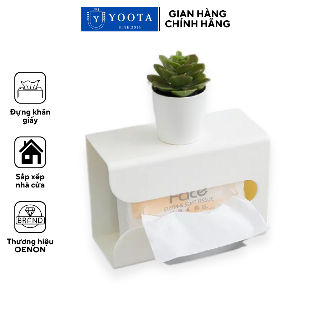 Hộp Đựng Giấy Ăn Dán Tường Giá Để Đồ Treo Gầm Bàn Làm Việc Thông Minh