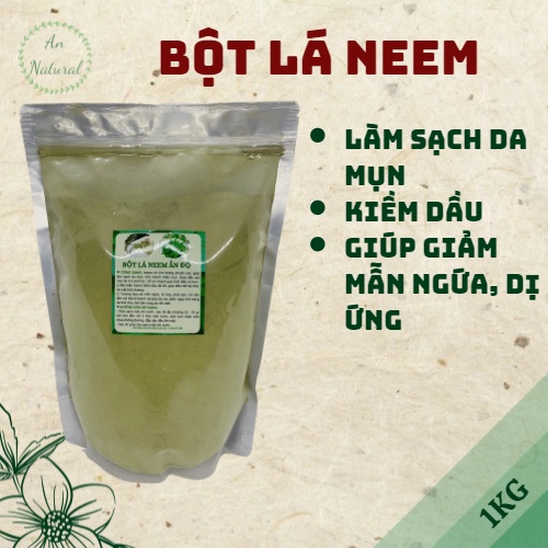 500Gr Bột Lá Neem Ấn Độ Nguyên Chất - An Natural