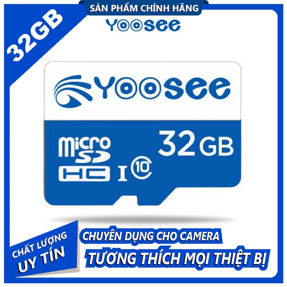 Thẻ nhớ MicroSDHC Yoosee 32gb Thẻ nhớ chuyên dụng cho camera
