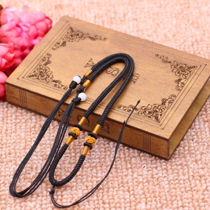 Dây dù đen đốt vàng MS2