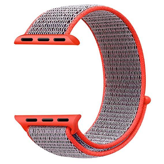 Dây đeo Apple Watch, dây Sport Loop electric Hot Pink 42mm