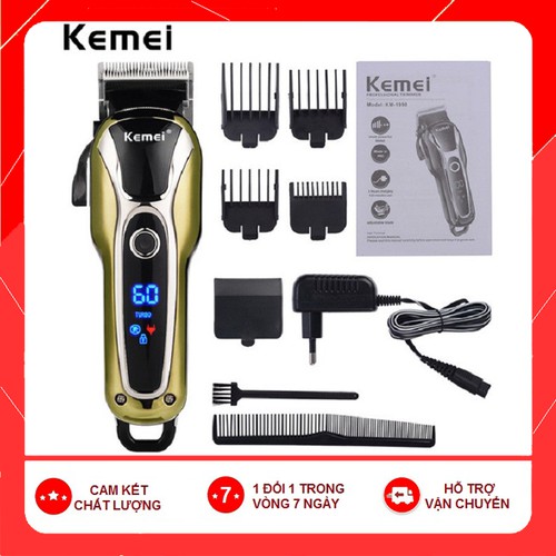 Tông đơ pin sạc kemei km-1990
