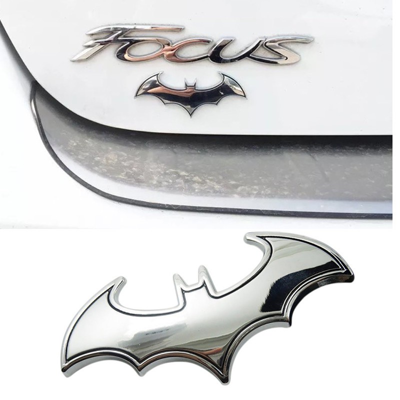 Logo BATMAN 3D Chữ Nổi Kim Loại Trang Trí Ô Tô Xe Hơi - Phụ Kiện Đồ Chơi Ô  Tô Xe Hơi EUNOIA 