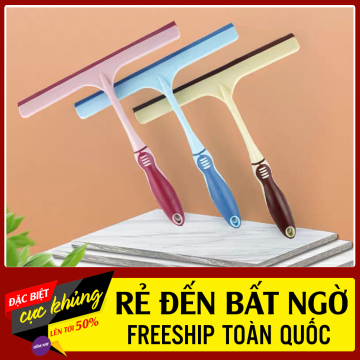 Cây lau, gạt kính cán cứng- dụng cụ lau kính có tay cầm,dụng cụ gạt nước lau rửa, vô cùng tiện lợi