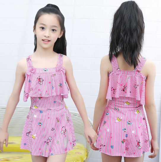 Bikini liền mảnh cho bé gái dễ thương 2021