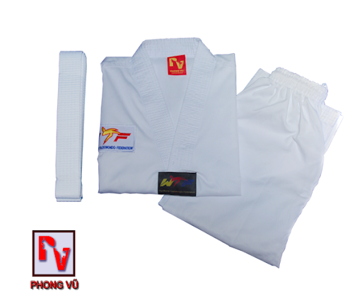 Quần Áo Võ – Võ Phục Taekwondo  Vải Sọc Kwon Dày Dặn Bền Chắc