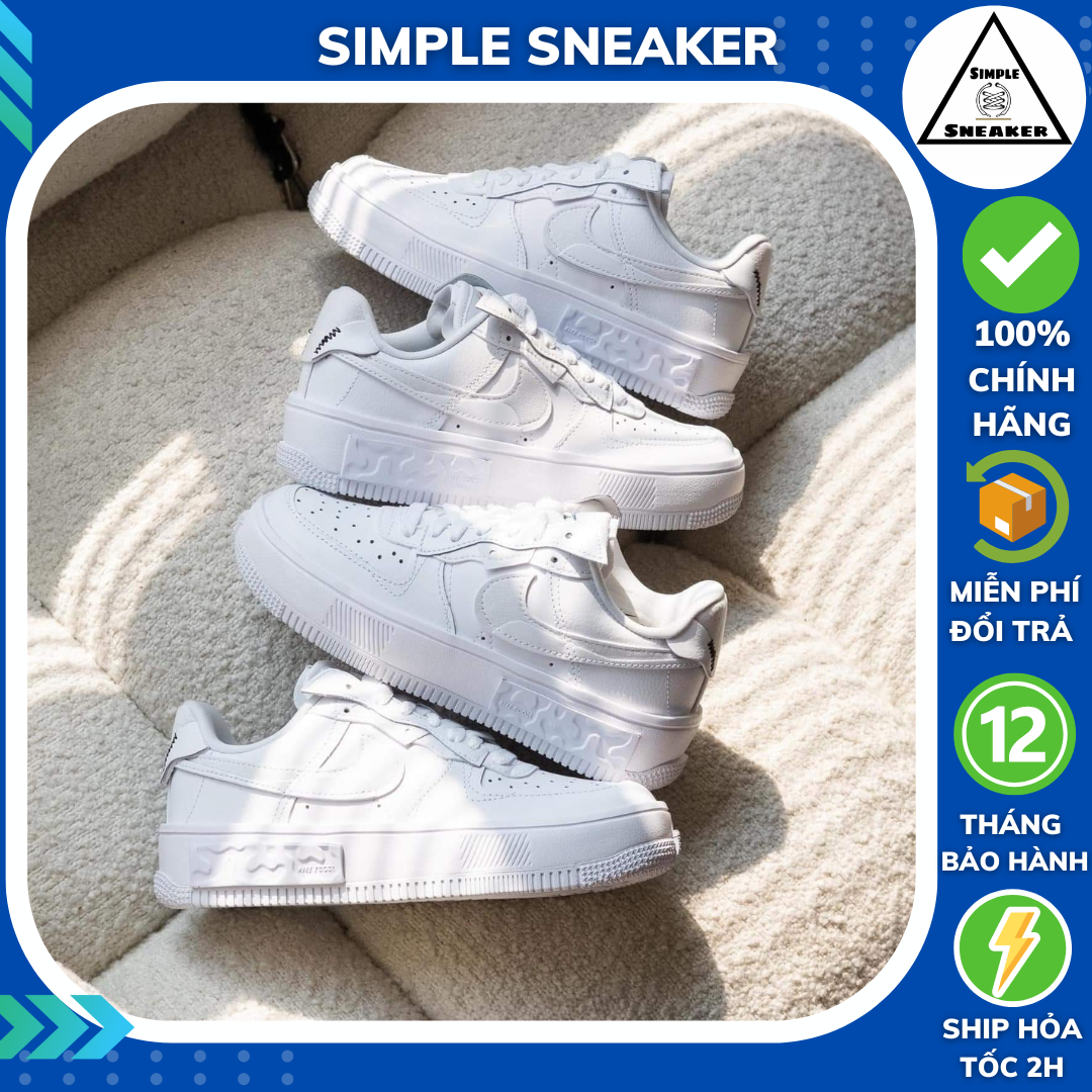 Giày nike air force 1 fontanka chính hãng simple sneaker af1 fontanka màu trắng vàng giày thể thao nữ do2332-111