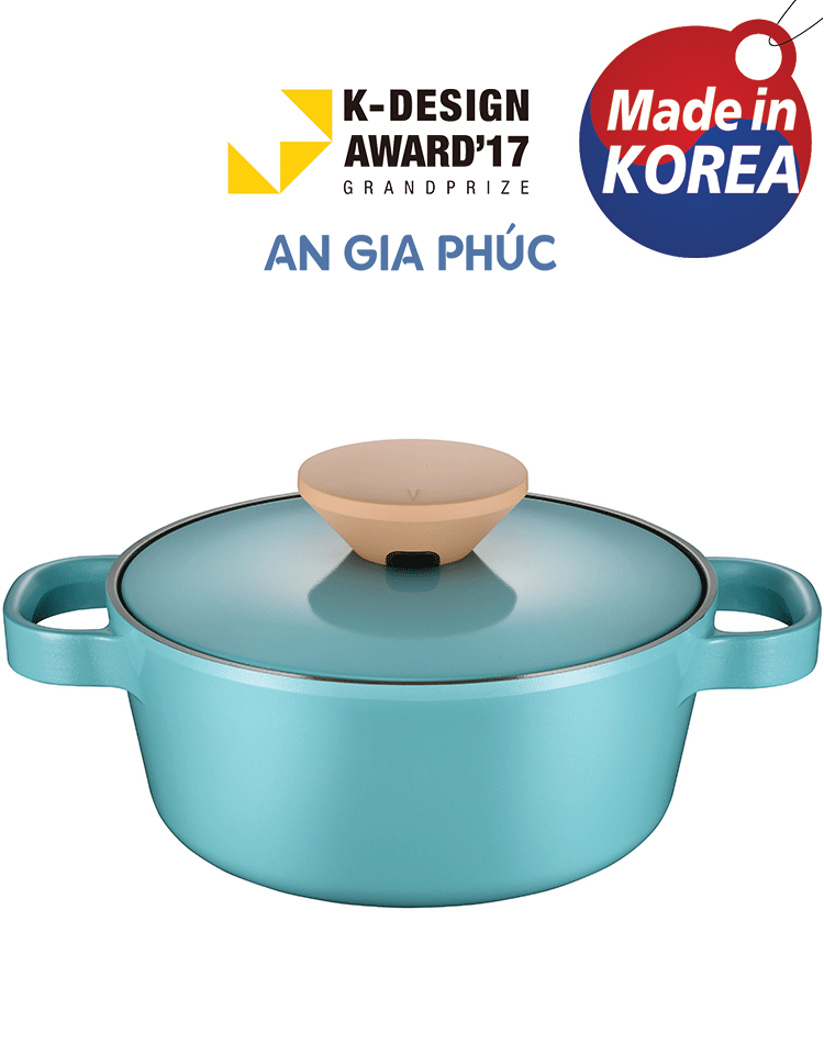 Nồi ceramic chống dính poongnyun bnpt-20c - hàng chính hãng