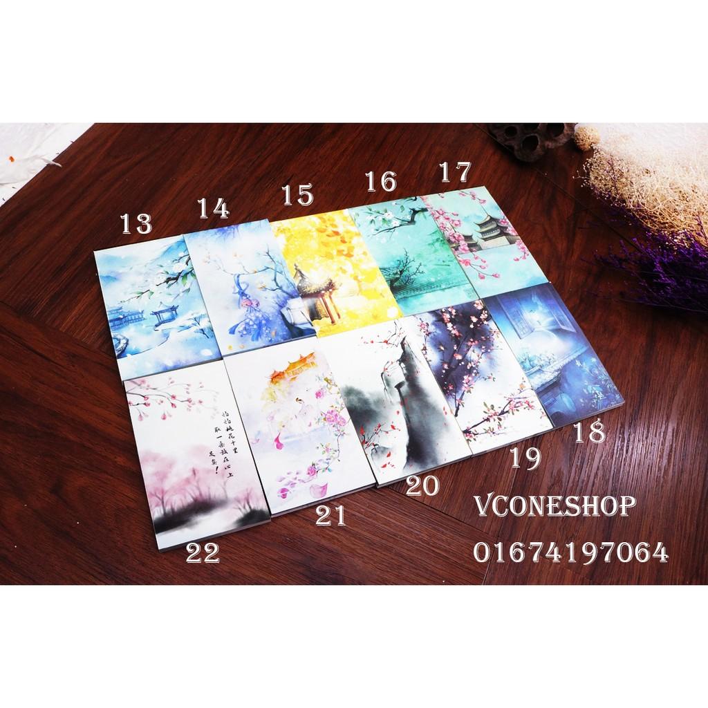 Sổ xé cổ phong cổ trang trung quốc đẹp sổ tay ghi chép ghi chú phong cách cổ đại cosplay