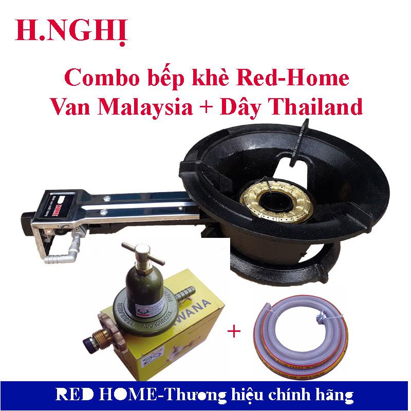 Bếp gas công nghiệp  RED-HOME-168C +  Van Sawana( SW-999A ) Dây cao áp Thailand