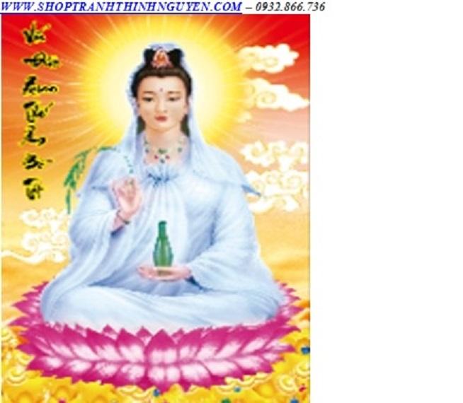Tranh đính đá mẹ quan âm -yn5348