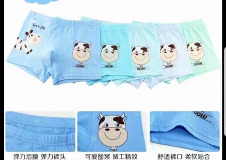 Combo 5 quần chip bé trai thun sịn in đẹp