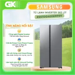 Tủ lạnh Samsung Inverter 583 lít RS57DG400EM9SV -  [Trả Góp] - Bảng điều khiển đèn LED dễ hiểu, dễ thao tác chọn các chức năng - GIAO TOÀN QUỐC